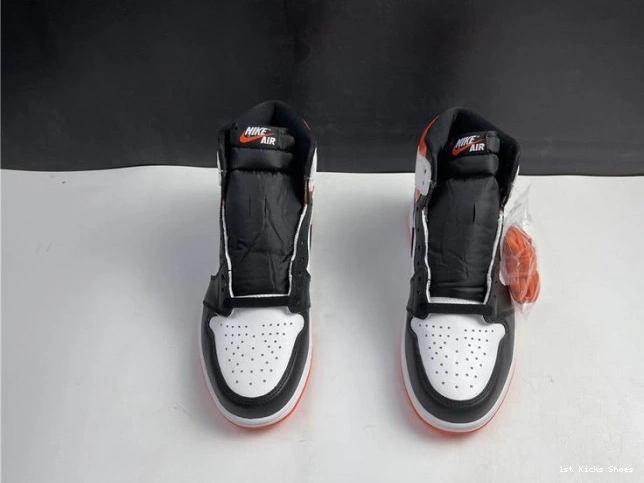1st Kicks Shoes Electro 1 Orange Jordan 555088-180 High Retro Air 0626